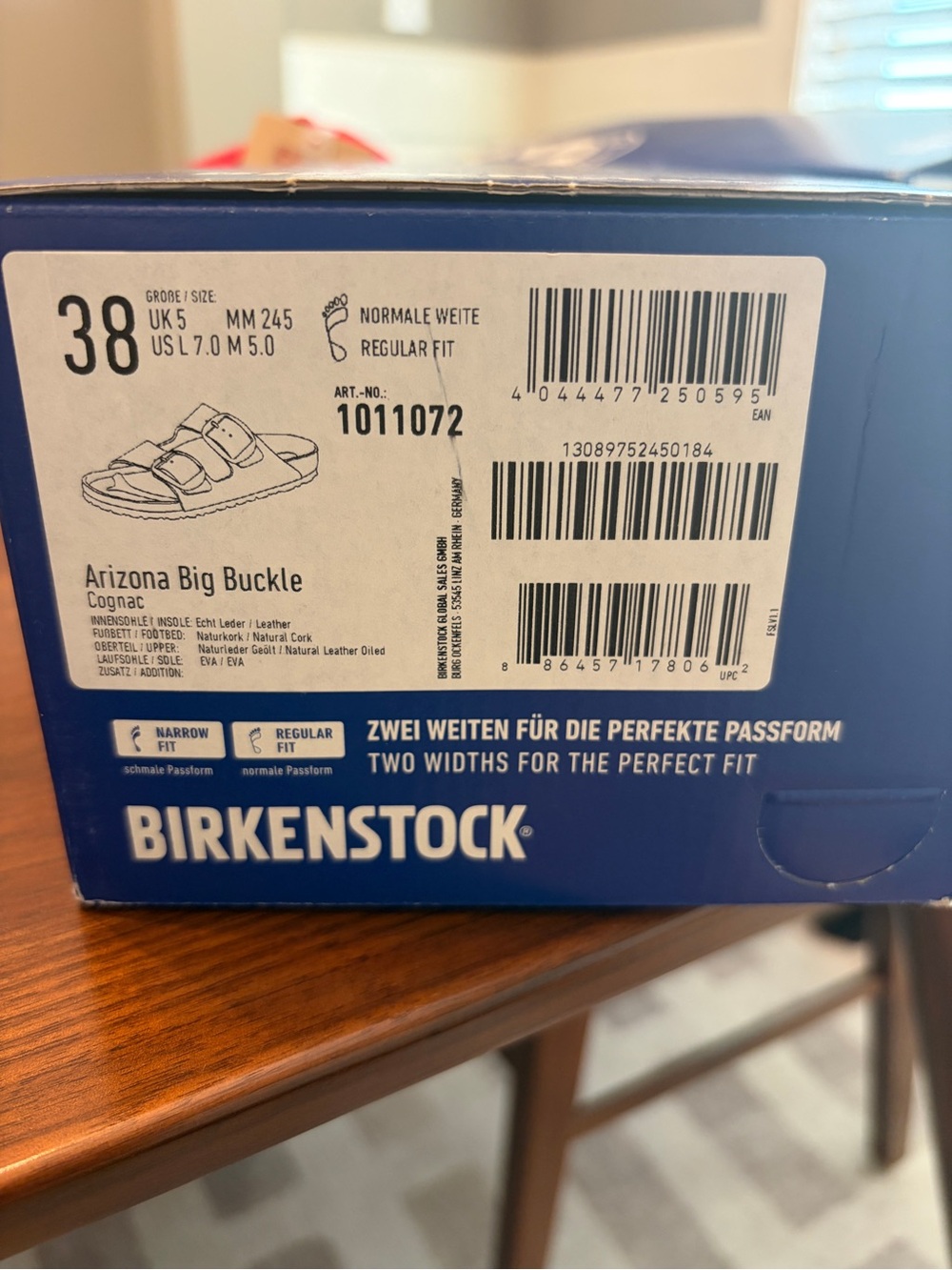 Birkenstock Arizona Big Buckle Sandals - Cognac Brown
